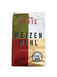 Zeige Details für Mehl ( Weizenmehl )Typ 405 1 Kg Beutel Bindewald Bild von Mehl ( Weizenmehl )Typ 405 1 Kg Beutel Bindewald