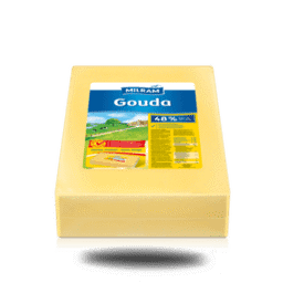 Zeige Details für Milram Gouda Viereck 48% 15Kg Block Bild von Milram Gouda Viereck 48% 15Kg Block