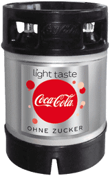 Zeige Details für Coca Cola Light 9L Fass Bild von Coca Cola Light 9L Fass