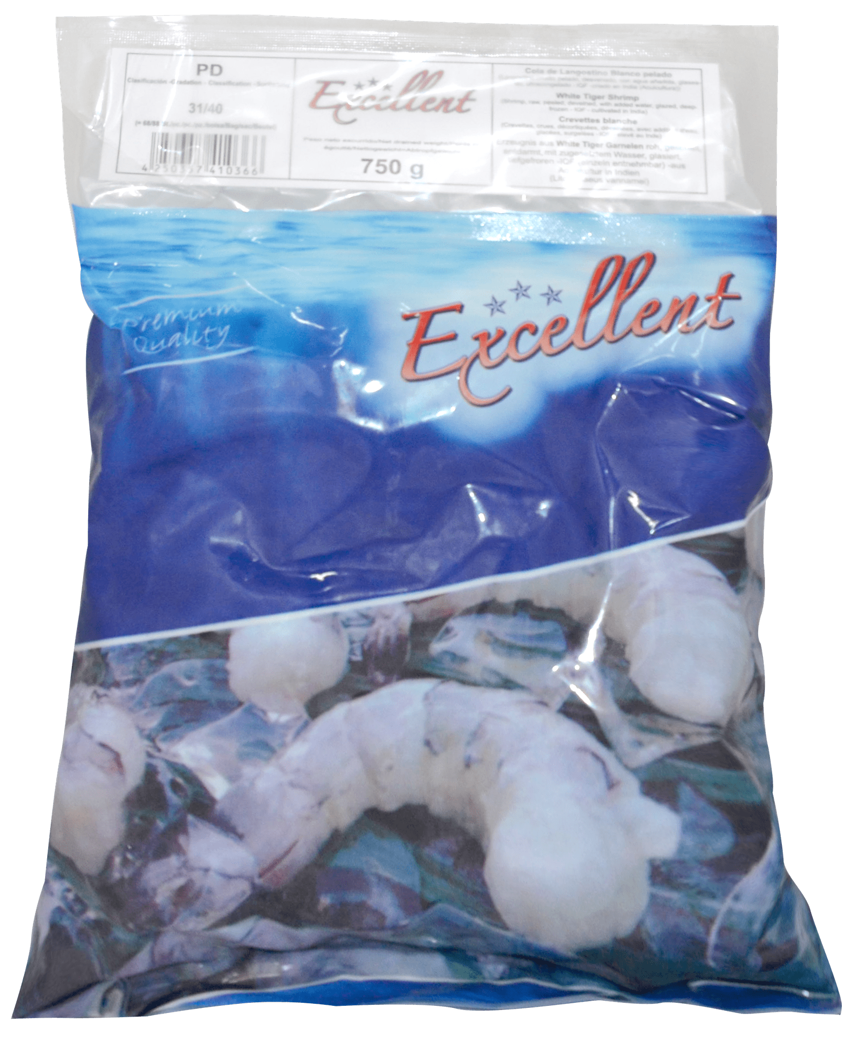Bild von Gambas 31/40 ohne Kopf ohne Schale 1kg