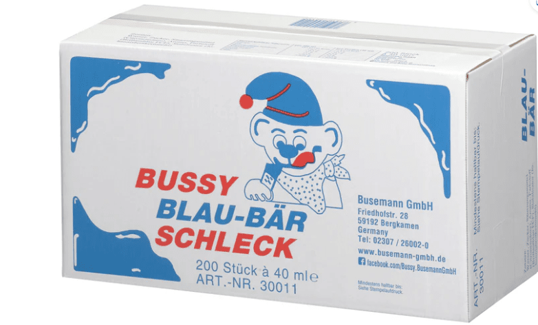 Bussy Wassereis mix /blau 40ml x 200 Stck Karton