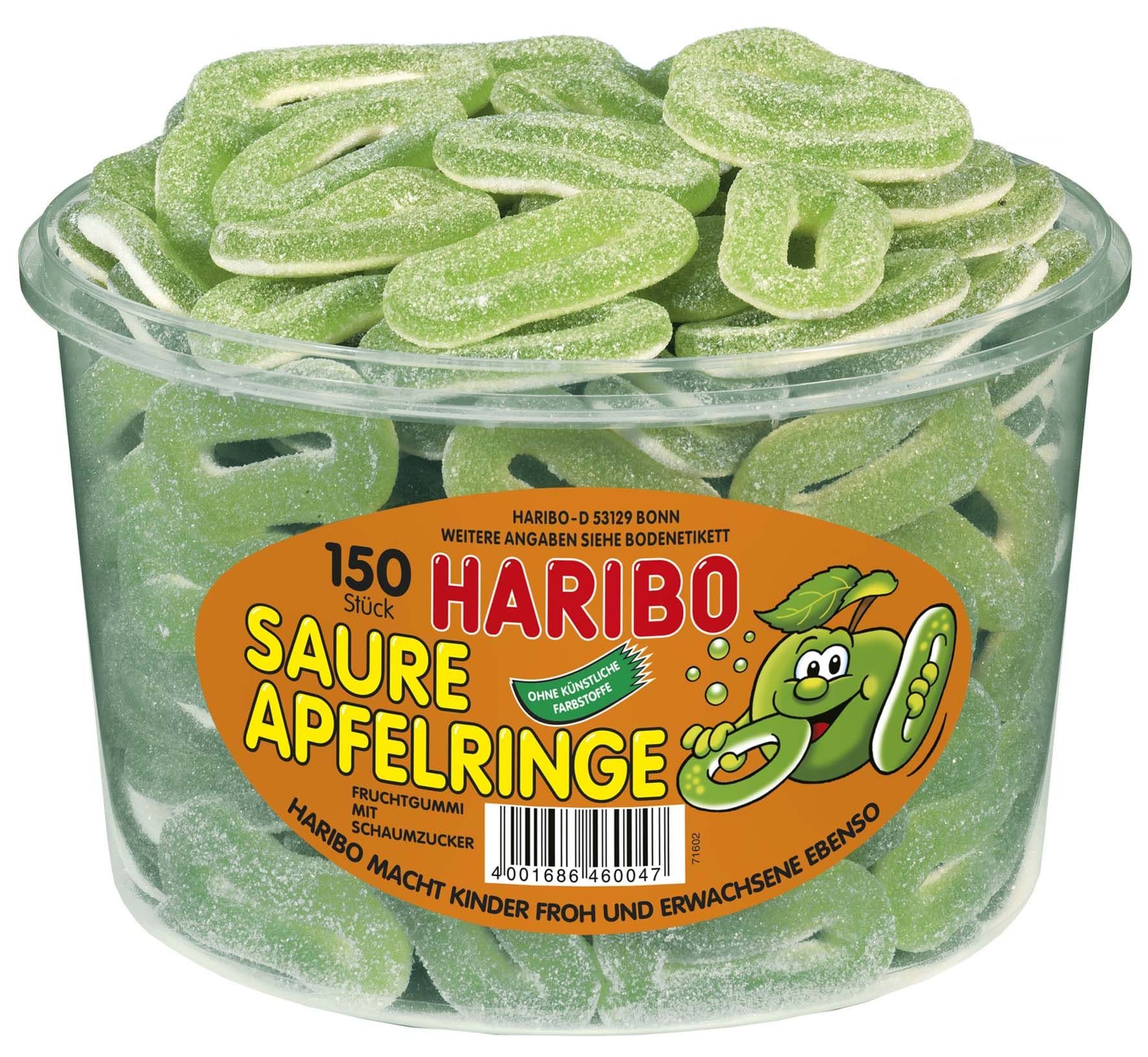 Bild von Haribo Saure Apfelringe
