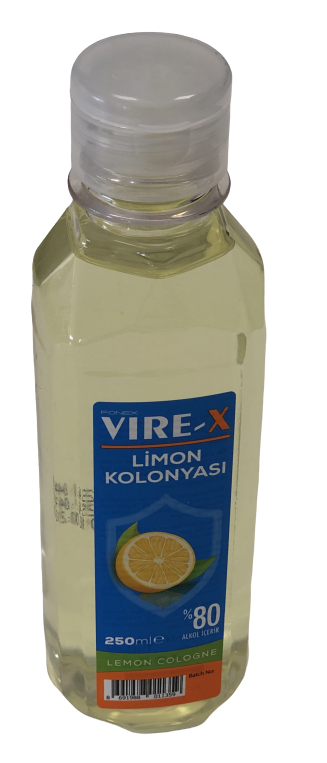 Bild von Kolonya 250ml 80% Alc. Zitrone
